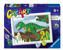 PEINTURE À NUMÉROS RAVENSBURGER - DINOSAURE 5 X 7
